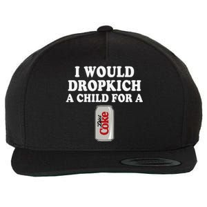 I Would Dropkick A Child Diet Funny Wool Snapback Cap