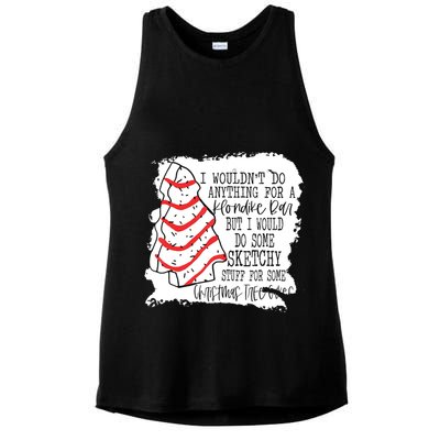 I Wouldn't Do Anything For A Klondike Bar Christmas Xmas Tree Ladies PosiCharge Tri-Blend Wicking Tank