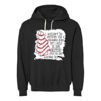 I Wouldn't Do Anything For A Klondike Bar Christmas Xmas Tree Garment-Dyed Fleece Hoodie