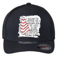 I Wouldn't Do Anything For A Klondike Bar Christmas Xmas Tree Flexfit Unipanel Trucker Cap