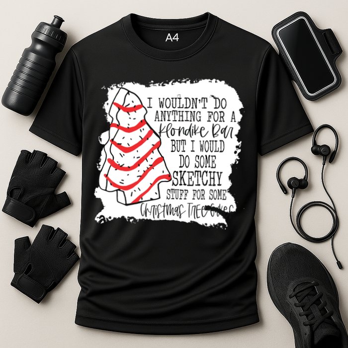 I Wouldn't Do Anything For A Klondike Bar Christmas Xmas Tree Performance Shirt