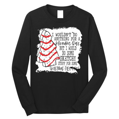 I Wouldn't Do Anything For A Klondike Bar Christmas Xmas Tree Long Sleeve Shirt