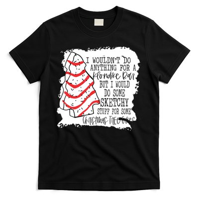 I Wouldn't Do Anything For A Klondike Bar Christmas Xmas Tree T-Shirt