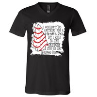 I Wouldn't Do Anything For A Klondike Bar Christmas Xmas Tree V-Neck T-Shirt