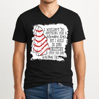 I Wouldn't Do Anything For A Klondike Bar Christmas Xmas Tree V-Neck T-Shirt