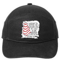 I Wouldn't Do Anything For A Klondike Bar Christmas Xmas Tree 7-Panel Snapback Hat