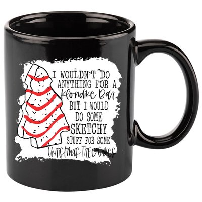 I Wouldn't Do Anything For A Klondike Bar Christmas Xmas Tree 11oz C Handle Ceramic Mug