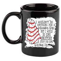 I Wouldn't Do Anything For A Klondike Bar Christmas Xmas Tree 11oz C Handle Ceramic Mug