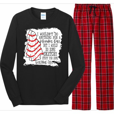 I Wouldn't Do Anything For A Klondike Bar Christmas Xmas Tree Long Sleeve Pajama Set