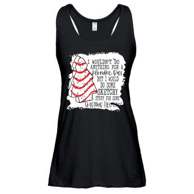I Wouldn't Do Anything For A Klondike Bar Christmas Xmas Tree Ladies Essential Flowy Tank