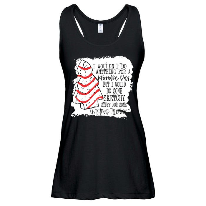 I Wouldn't Do Anything For A Klondike Bar Christmas Xmas Tree Ladies Essential Flowy Tank