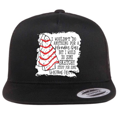 I Wouldn't Do Anything For A Klondike Bar Christmas Xmas Tree Flatbill Hat