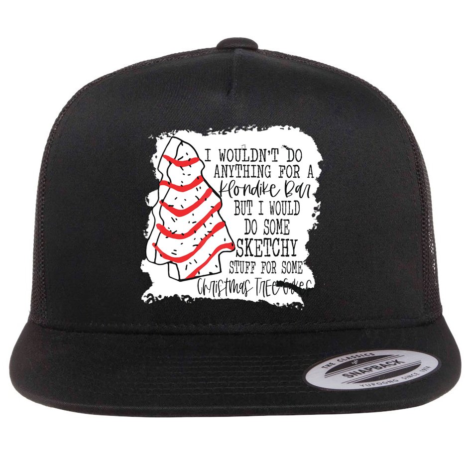 I Wouldn't Do Anything For A Klondike Bar Christmas Xmas Tree Flatbill Hat