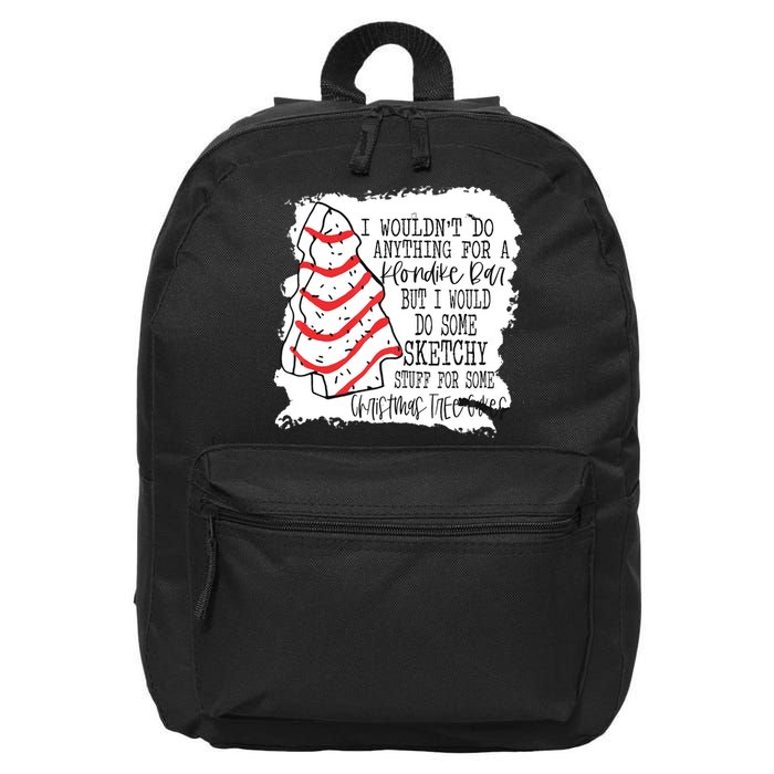 I Wouldn't Do Anything For A Klondike Bar Christmas Xmas Tree 16 in Basic Backpack