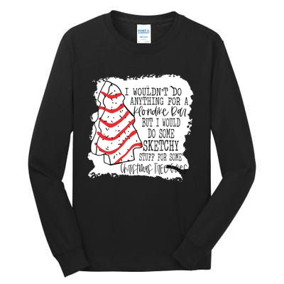 I Wouldn't Do Anything For A Klondike Bar Christmas Xmas Tree Tall Long Sleeve T-Shirt