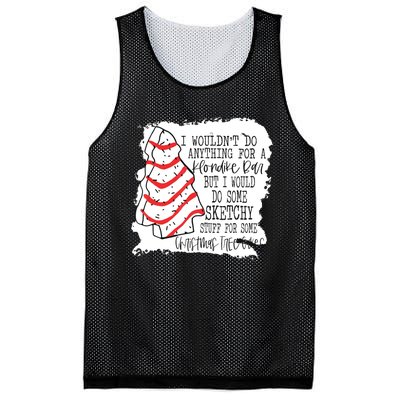 I Wouldn't Do Anything For A Klondike Bar Christmas Xmas Tree Mesh Reversible Basketball Jersey Tank