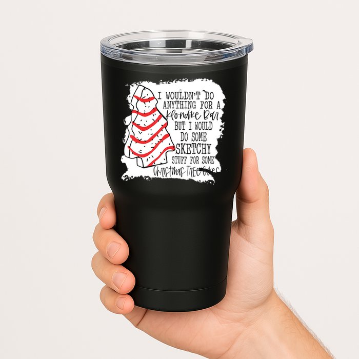 I Wouldn't Do Anything For A Klondike Bar Christmas Xmas Tree Tumbler