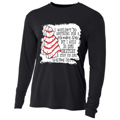I Wouldn't Do Anything For A Klondike Bar Christmas Xmas Tree Cooling Performance Long Sleeve Crew