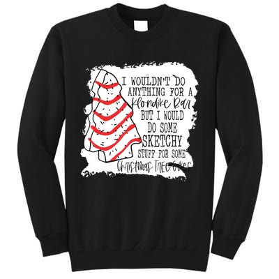 I Wouldn't Do Anything For A Klondike Bar Christmas Xmas Tree Tall Sweatshirt