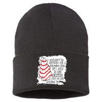 I Wouldn't Do Anything For A Klondike Bar Christmas Xmas Tree Sustainable Knit Beanie