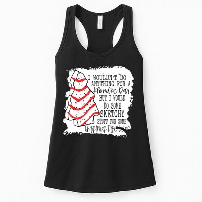 I Wouldn't Do Anything For A Klondike Bar Christmas Xmas Tree Womens Tank Top