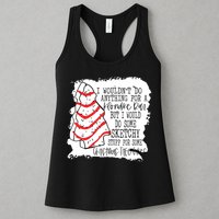I Wouldn't Do Anything For A Klondike Bar Christmas Xmas Tree Womens Tank Top