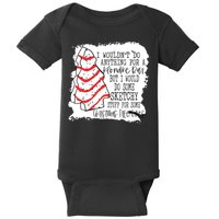 I Wouldn't Do Anything For A Klondike Bar Christmas Xmas Tree Baby Bodysuit