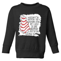 I Wouldn't Do Anything For A Klondike Bar Christmas Xmas Tree Toddler Sweatshirt