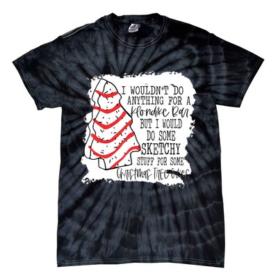I Wouldn't Do Anything For A Klondike Bar Christmas Xmas Tree Tie-Dye T-Shirt