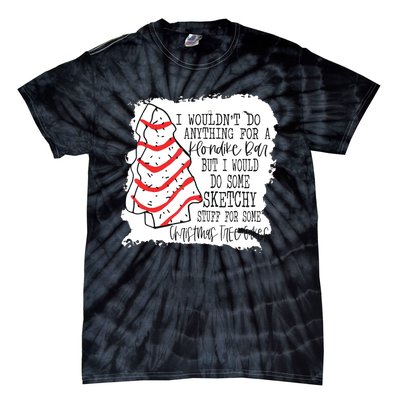 I Wouldn't Do Anything For A Klondike Bar Christmas Xmas Tree Tie-Dye T-Shirt