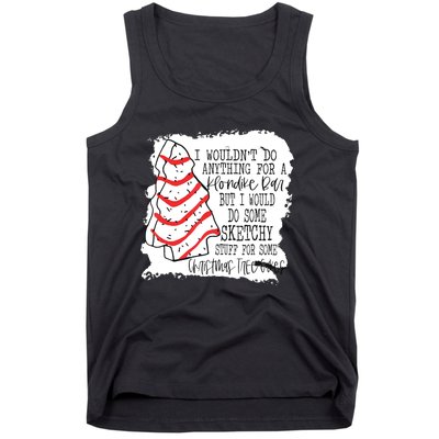 I Wouldn't Do Anything For A Klondike Bar Christmas Xmas Tree Tank Top