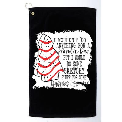 I Wouldn't Do Anything For A Klondike Bar Christmas Xmas Tree Golf Towel