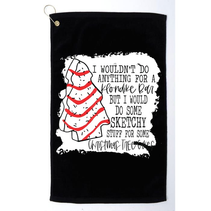 I Wouldn't Do Anything For A Klondike Bar Christmas Xmas Tree Golf Towel