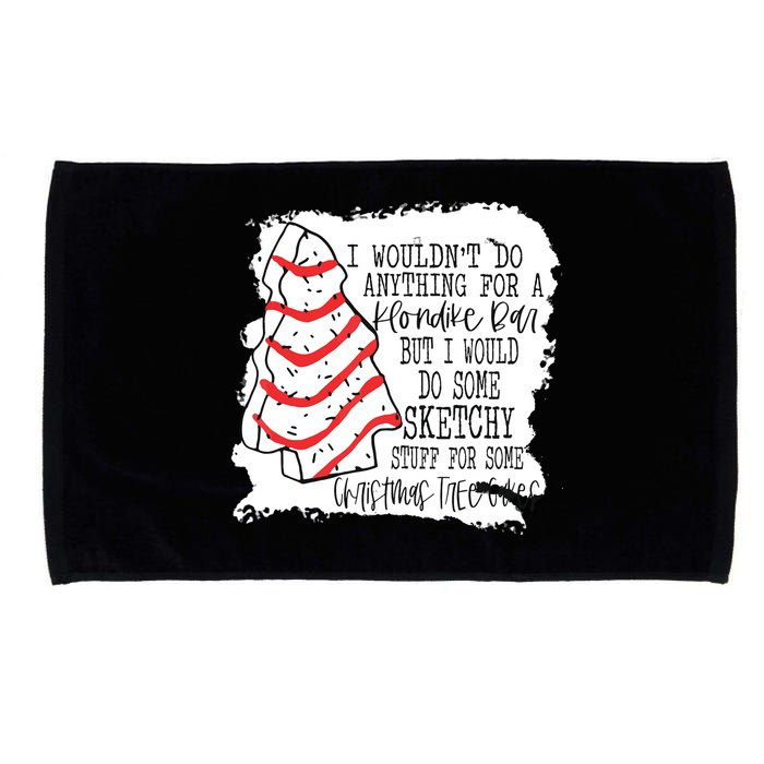 I Wouldn't Do Anything For A Klondike Bar Christmas Xmas Tree Microfiber Hand Towel