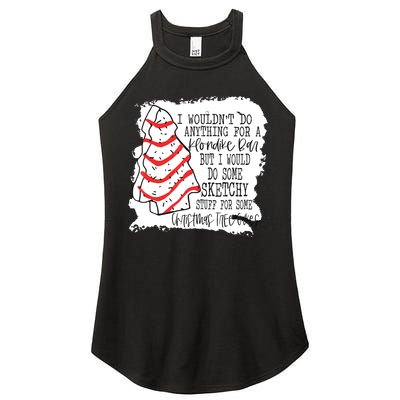 I Wouldn't Do Anything For A Klondike Bar Christmas Xmas Tree Women's Perfect Tri Rocker Tank