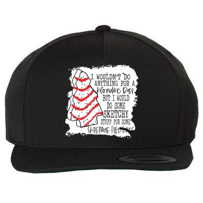 I Wouldn't Do Anything For A Klondike Bar Christmas Xmas Tree Wool Snapback Cap