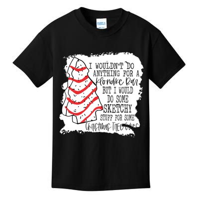 I Wouldn't Do Anything For A Klondike Bar Christmas Xmas Tree Kids T-Shirt
