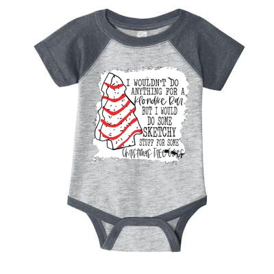 I Wouldn't Do Anything For A Klondike Bar Christmas Xmas Tree Infant Baby Jersey Bodysuit