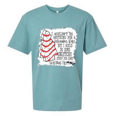 I Wouldn't Do Anything For A Klondike Bar Christmas Xmas Tree Sueded Cloud Jersey T-Shirt