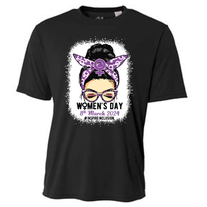 International Women Day 8 March 2024 Inspire Inclusion Cooling Performance Crew T-Shirt