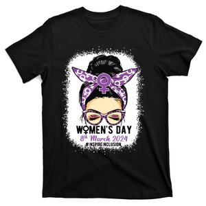 International Women Day 8 March 2024 Inspire Inclusion T-Shirt