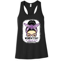 International Women Day 8 March 2024 Inspire Inclusion Women's Racerback Tank