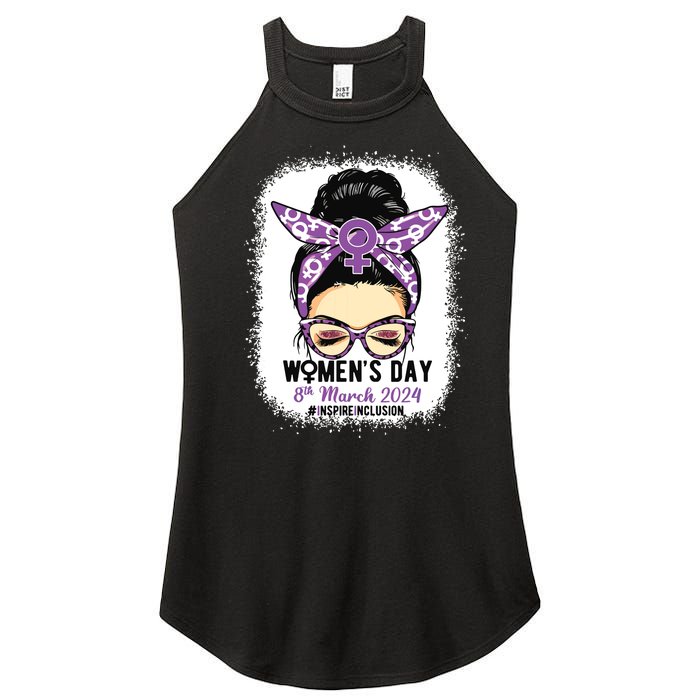 International Women Day 8 March 2024 Inspire Inclusion Women's Perfect Tri Rocker Tank