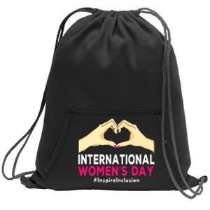 International Women Day 2024 8 March Iwd Inspire Inclusion Sweatshirt Cinch Pack Bag