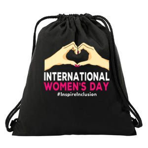 International Women Day 2024 8 March Iwd Inspire Inclusion Drawstring Bag