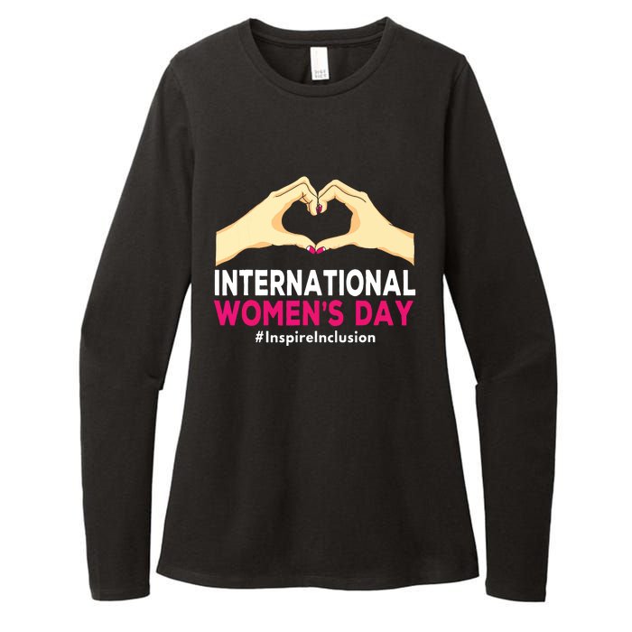 International Women Day 2024 8 March Iwd Inspire Inclusion Womens CVC Long Sleeve Shirt