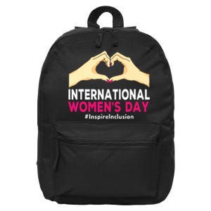 International Women Day 2024 8 March Iwd Inspire Inclusion 16 in Basic Backpack