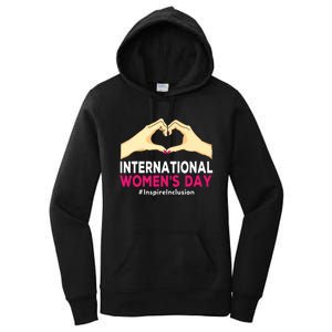 International Women Day 2024 8 March Iwd Inspire Inclusion Women's Pullover Hoodie