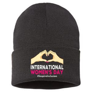 International Women Day 2024 8 March Iwd Inspire Inclusion Sustainable Knit Beanie