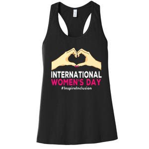 International Women Day 2024 8 March Iwd Inspire Inclusion Women's Racerback Tank